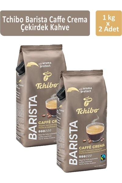 Tchibo Barista Caffè Crema Çekirdek Kahve 1000 gr x 2 Adet
