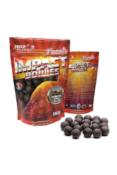 Senzor Planet Monster Crab Boilies 20mm, 1kg, high attraction, quality flours