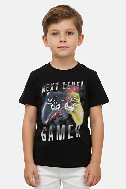 The Children's Place Toddlers Boy Short Sleeve Graphic Print T-Shirt, Black