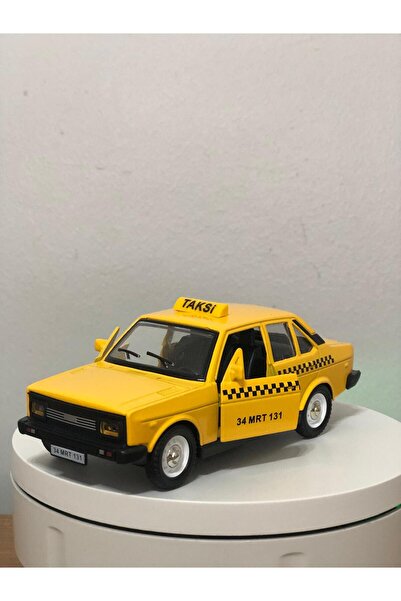 TOPROCKSTORE Murat 131 Nostaljik Taksi Oyuncak Araba Sesli Işıklı Çekbırak He...
