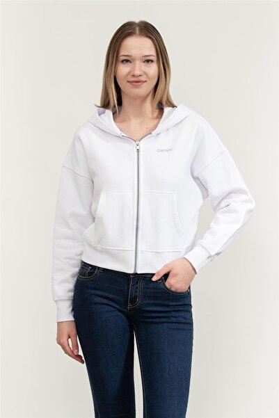 Dkny Kadın Fermuarlı Sweatshirt