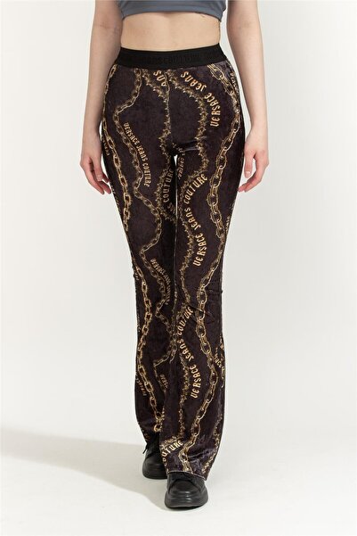 VERSACE JEANS COUTURE Kadın Tayt Siyah