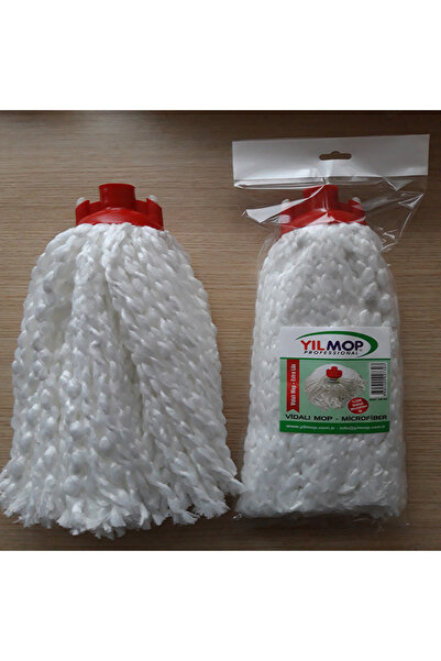 YILMOP Profesyonel Vidalı Mop - Mikrofiber ipli (örgü modeli)