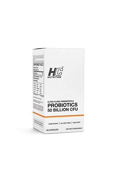 Hc بريبيوتيك وبروبيوتيك 50 مليار وحدة تشكيل مستعمرة 30 كبسولة