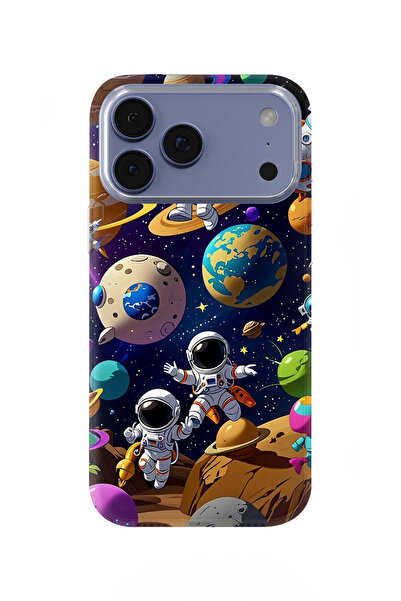 lelia حافظة هاتف شفافة متوافقة مع هاتف iPhone 17 Pro مطبوع |   المجموعة: كوزم...