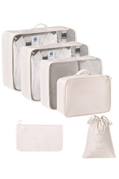 Generic 6Set Packing Cubes for Travel Luggage Organizers with Shoe & Toiletry...