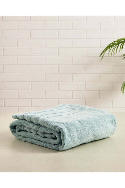 REDTAG منشفة حمام قطنية فاخرة باللون الأزرق