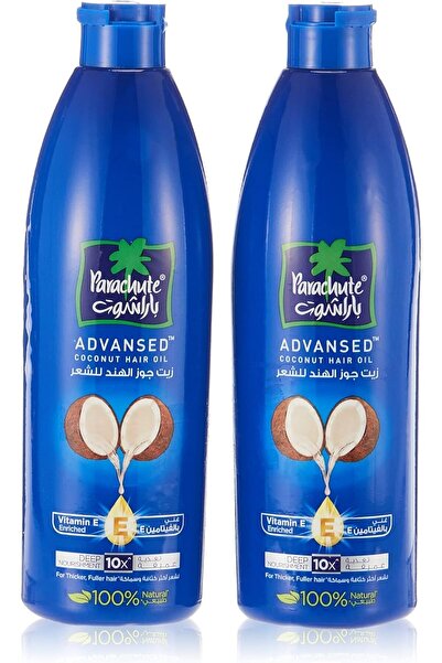 Parachute زيت جوز الهند المتطور للشعر مع فيتامين هـ 300 مل (عبوة من قطعتين)