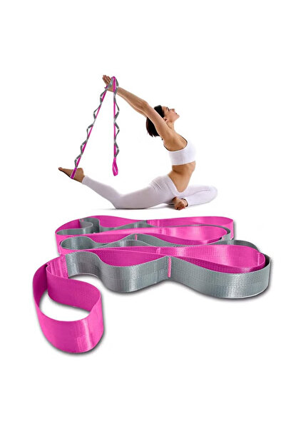 Bukela Yoga strap 12 loops - pink