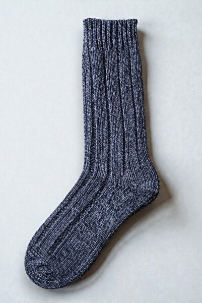 Fanilam Fuzzy Pattern Winter Extra Thick Wool Men's Socks 2-Piece Soft Textur...