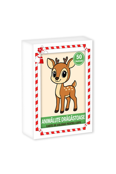 Legendary Gifts Martisor de colorat, format A6 in cutie, model: Animalute Dra...