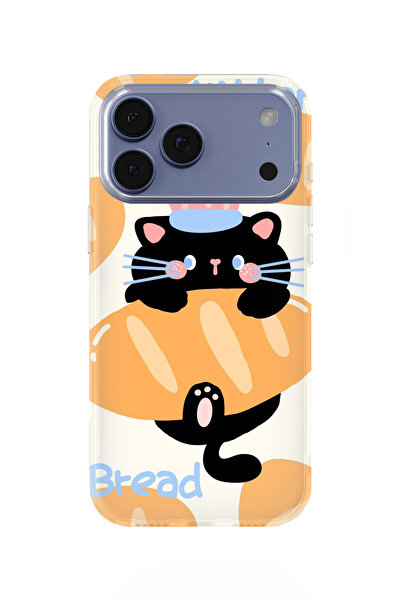 lelia حافظة هاتف شفافة متوافقة مع هاتف iPhone 17 Pro مطبوع |   المجموعة: سناك...