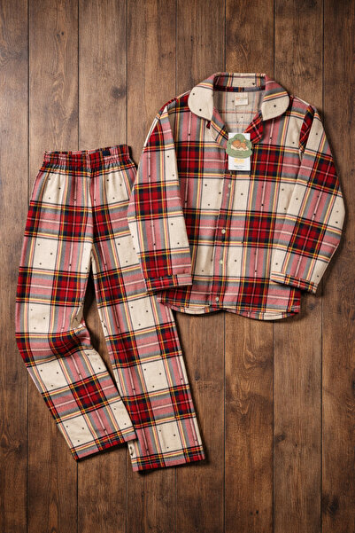 zahider Σετ πιτζάμες με κουμπιά από βαμβάκι για αγόρια