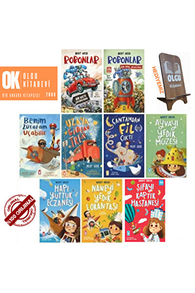 Timaş Çocuk Mert Arık seti /9 kitap - Uzaya Giden Tren - Ayvayı Yedik Müzesi ...