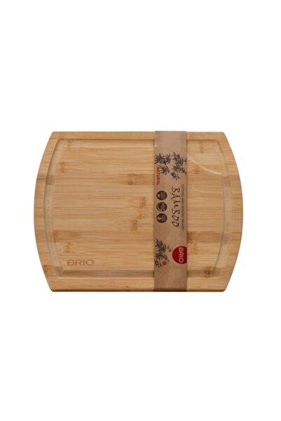 BRIO Bamboo Chopping Board, Bamboo, 36x30x0.9 Cm