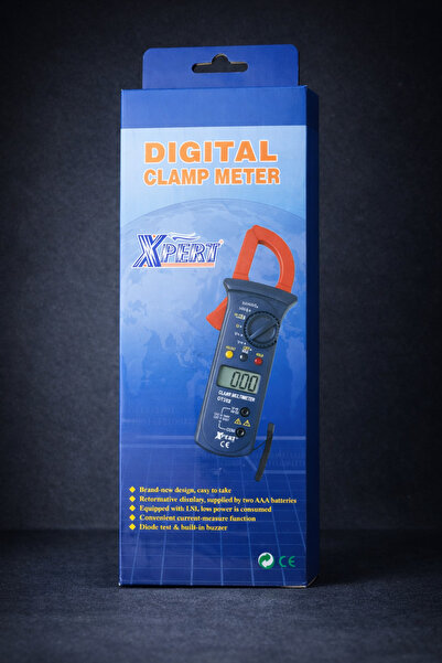 Xpert DT202 Digital Clamp Meter | AC Current Tester | AC/DC Voltage & Resista...