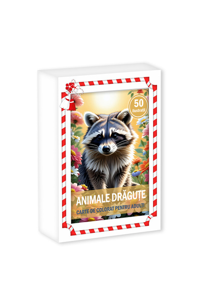 Legendary Gifts Coloring book, A6 format in box, pattern: Cute Animals