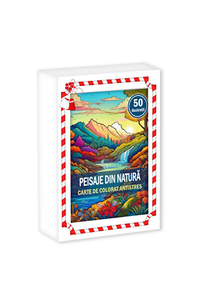 Legendary Gifts Martisor de colorat, format A6 in cutie, model: Primavara in ...