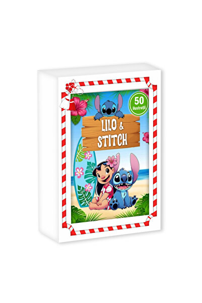 Legendary Gifts Martisor de colorat, format A6 in cutie, model: Lilo & Stitch