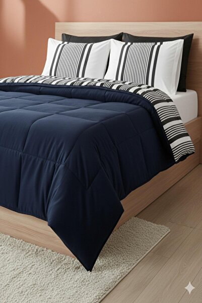 Özdilek Wonder Double Sleeping Set - Dark Blue