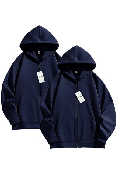 pandy Φούτερ/ζακέτα με κουκούλα και φερμουάρ 2 τεμαχίων