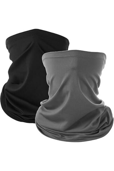 Bukela واقي رقبة يسمح بمرور الهواء ويوفر شعورًا بالبرودة - قطعتان