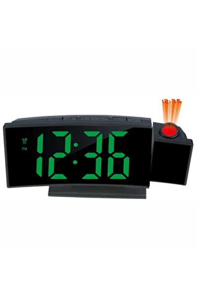 OEM Ceas Digital de Masa cu Afisaj Verde, Proiectie Rosie pe Tavan si Functie...