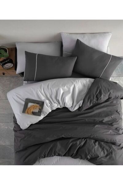 Majoli Duvet Cover Set Double 100% Cotton 240*260 cm (Double Sided)