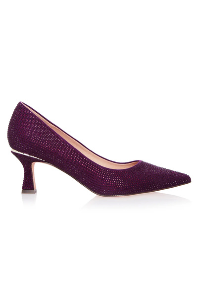 MENBUR Elegant Purple Crystal Shoes AMMAR