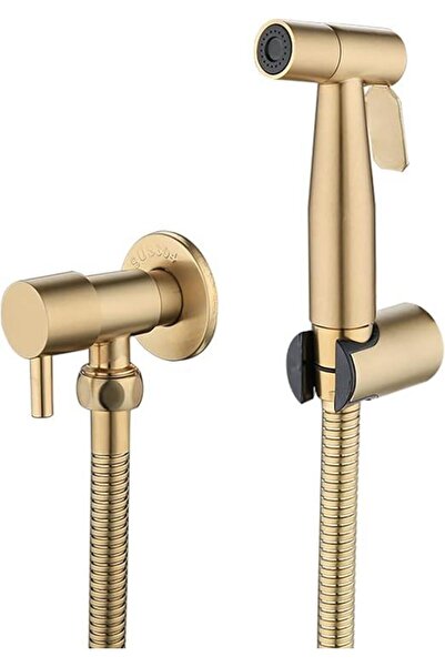 Bukela طقم غسيل صنبور ذهبي - مسدس رش الماء الساخن والبارد بلمسة نهائية ذهبية ...