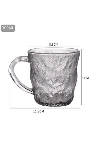 Afaq كاس زجاجي مثلج طقم 6 قطع طراز حديث