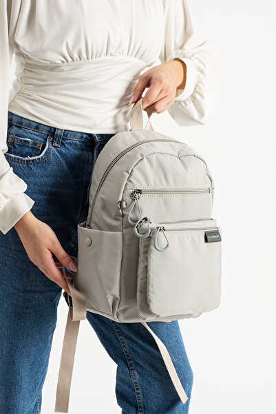 Vuslat Bags Kilinkir Unisex Su Geçirmez Paraşüt Kumaş Çok Gözlü Sırt Çantası