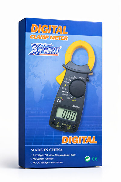 Xpert DT3266F Digital Clamp Meter | AC Current Tester | AC/DC Voltage Measure...