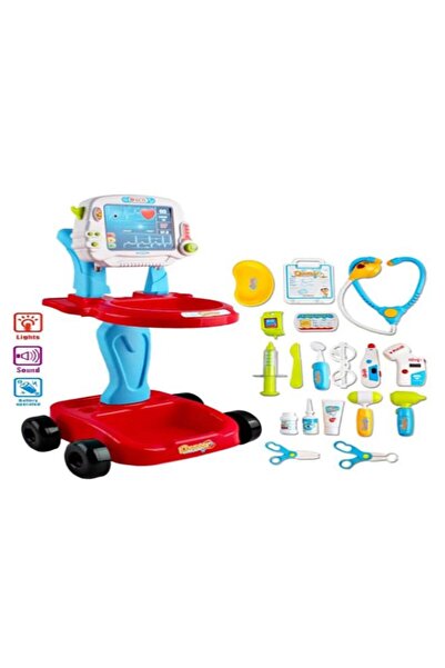 Arabest Doctor Kits for Kids Pretend Medical Play Toys with Cart, Stethoscope...