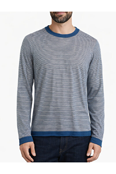 Evendi Blouse, Blue/Grey