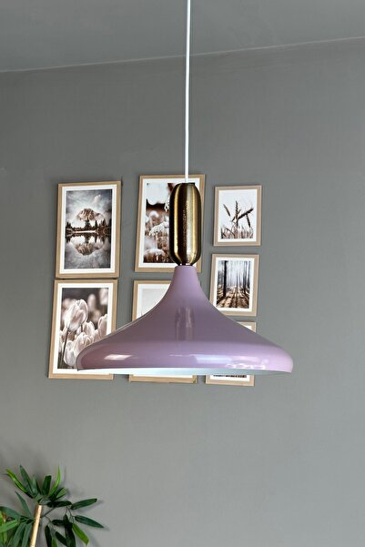 Bamyum Champion Lila Eskitme Mistik Başlık Tekli Avize Sarkıt Salon Mutfak Bu...