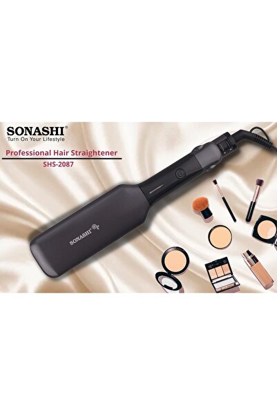 sonashi SHS-2087 Professional Hair Straightener | Ceramic Plates, 230°C, 360°...
