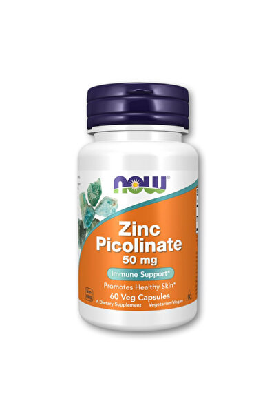 Now Foods مكمل زنك - مركب بيكولينات من ناو - 50 ملجم 60 كبسولة