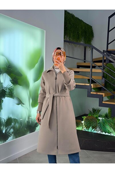 Armine Trend Fermuarlı Kaşe 25KT709 Vizon