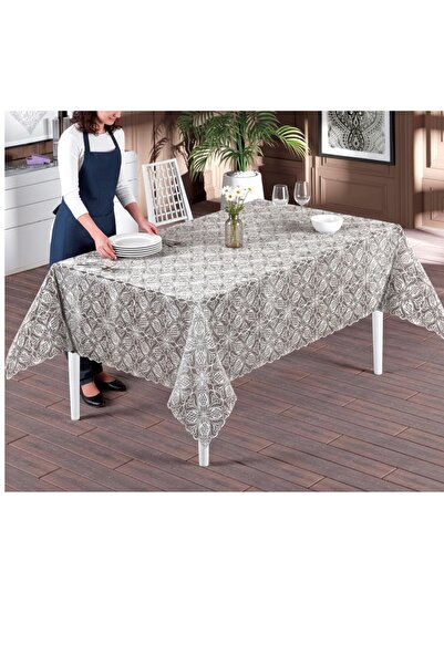 LACASA HOME LINEN مفرش طاولة أنيق وفاخر من الدانتيل بالكامل من أوتافو