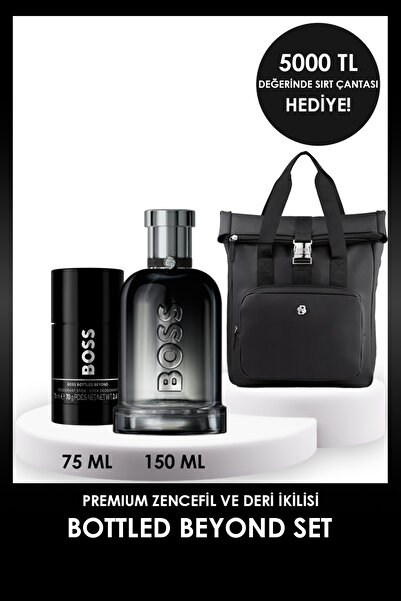 BOSS Bottled Beyond EDP 150 ml Erkek Parfüm & Bottled Beyond 75 ml Deodorant ...