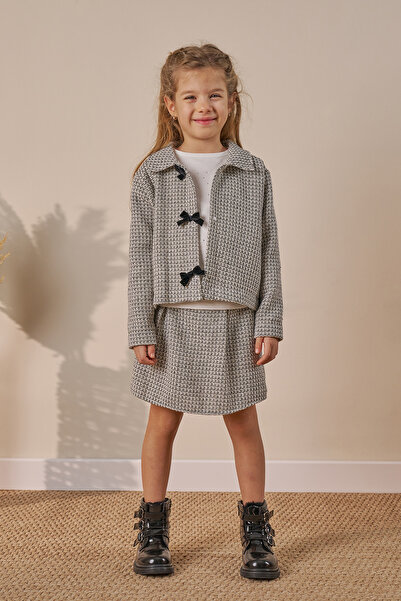 Minipodyum Κοριτσίστικο Σετ Φούστα και Μπλούζα για τα Εορταστικά