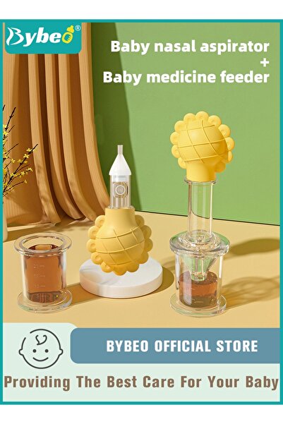 BYBEO 2PCS Baby Nasal Aspirator and Baby Medicine Feeder Dispenser, High-Qual...
