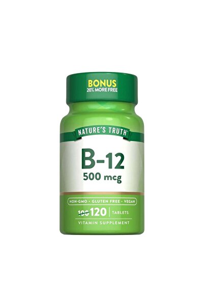Nature Truth فيتامين ب12 ٥٠٠ ميكروغرام ١٢٠ قرص