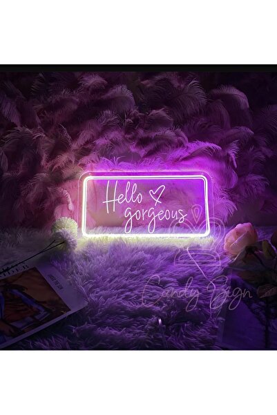 Slasa لوحة نيون LED مقاس 20 × 38 سم، ديكور حائط أكريليك بنفسجي للبار والمنزل