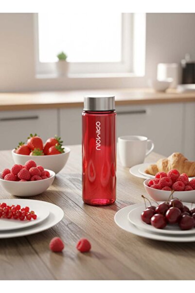 Nohiko Glass Flask 550 ml – Water Flask |   Leak-Proof & Bpa Free |   Premium...