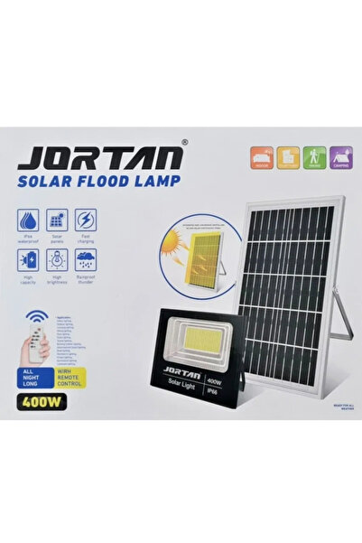 OEM Proiector led JORTAN cu panou solar si telecomanda 200w/400w/600w IP6 - 200W