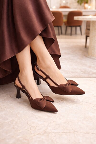 Peta Elegant Bow Detailed Pointed Toe Women's Shoes
