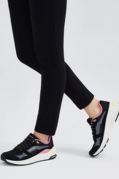 SKECHERS Global Jogger-Full Envy Memory Foam Leather Womens Sneaker Hakiki De...