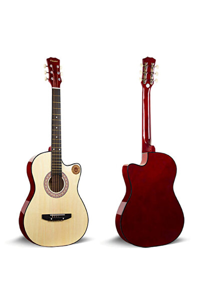 OEM Chitara Acustica Crem/Natur 4/4 38" ( 95 x 35 cm ), pentru Incepatori si ...